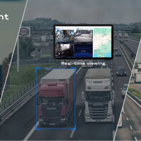 MDVR 4G AI 6 canaux avec écran TFT-LCD 7 pouces, étanche IP67, AHD 720P, vue panoramique 360°, ADAS, DMS, BSD, GPS, garantie 1 an