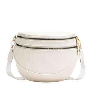 Nuevo bolso bandolera de lujo para mujer con cinturón ancho ajustable, bolso de hombro multifuncional con cadena - Product Image 4