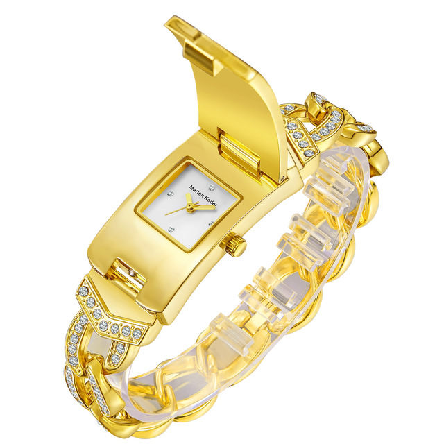 Hot Sale Marlen Keller Fashion Women Quartz Watch Luxury Fashion Popular Women's Watch Flip Full Sky Star Quartz Women's