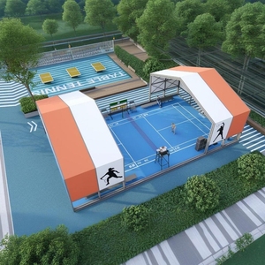 Thể thao khán giả bóng râm Tán lều lớn cho khán đài và chỗ ngồi UV bảo vệ luồng không khí mái dễ dàng xây dựng thương hiệu tùy chọn - Product Image 1