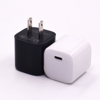 Chargeur de téléphone portable GaN 20W, design tendance, logo personnalisé, vente en gros, mini format, type C, charge rapide, adaptateur portable