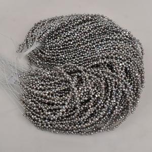 Perles d'eau douce naturelles grises à double face, irradiées par la lumière, de 4 mm, de qualité supérieure, de la marque Sanqi True Multi-Hemp - Product Image 4