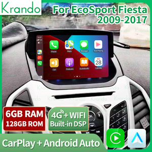Système <span class=keywords><strong>de</strong></span> Navigation Voiture 9 Pouces pour <span class=keywords><strong>Ford</strong></span> EcoSport <span class=keywords><strong>Fiesta</strong></span> 2009-2017 Android, Unité Centrale Multimédia DVD Radio Stéréo CarPlay Sans Fil GPS 4G - Product Image 2