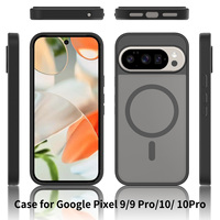 Coque de téléphone magnétique en stock pour Google Pixel 10 Pro XL, TPU+PC, coque de téléphone originale pour Pixel 9A 8A 7A6A, coque antichoc