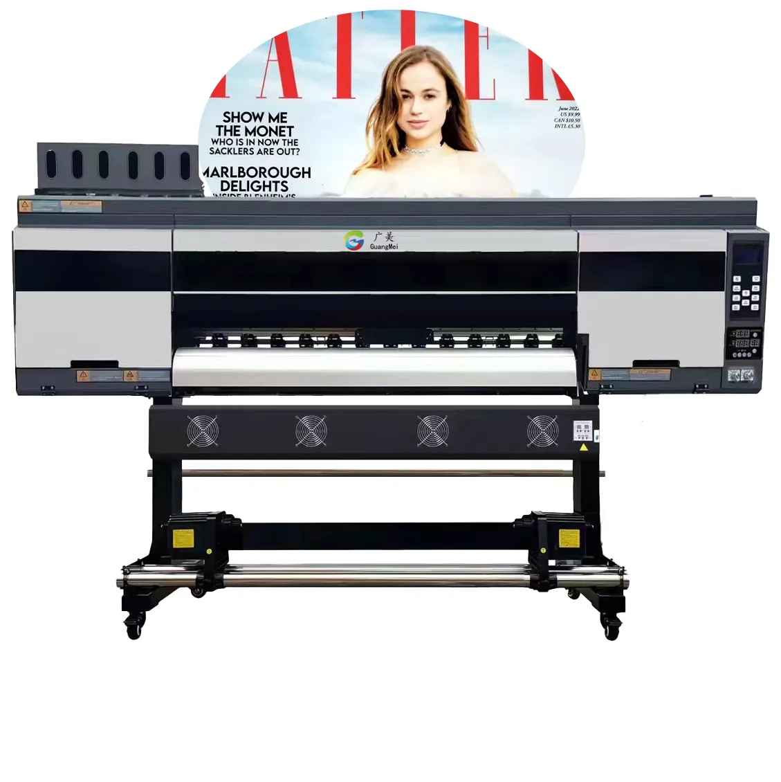 Máy in sinh thái dung môi i3200 dx5 xp600 máy in phun 1.6m 1.8m plotter định dạng lớn Áp phích Vải vinyl bọc