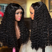 Perruque bouclée Pixie Birmane en cheveux humains bruts, Lace Frontal HD 13x4, sans colle, pré-épilée, coupe Pixie pour femmes noires, vente en gros