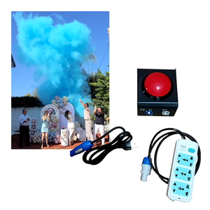 Máquina de Efectos Especiales para Revelación de Género, Portátil, con un Solo Clic, Botón Rojo, Cañón de CO2, Máquina de Confeti con Control Remoto - Product Image 1
