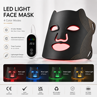 Appareil de luminothérapie infrarouge rouge portable AisQueen pour le visage, masque en silicone avec chauffage thérapeutique pour usage domestique