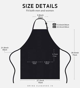 Delantal de Cintura Clásico de Malla de Poliéster Transpirable, Ecológico y Lavable, Personalizado para Mujeres, Hombres, Chefs y Estilistas - Product Image 6