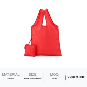 Bolsa de Mano Plegable de Poliéster con Bolsa con Cierre y Lazo para Llavero, Impresión a Todo Color, Logotipo Personalizado, Transferencia Térmica, Promocional, al por Mayor - Product Image 6