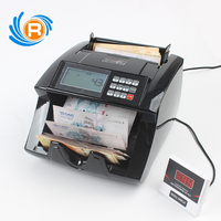 Compteur de billets avec écran LCD UV/MG, machine de comptage multi-devises, détecteur de faux billets, compteur d'argent USD/EUR/TRY 2020