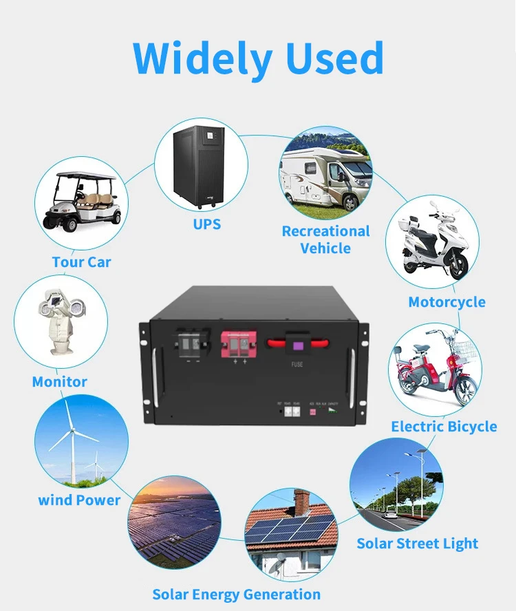Rechargeable 100Ah 200Ah 48V 51.2V Lifepo4 Cell Battery Home Solar Energy System / Energy Storage Lithium ion Battery Pack
