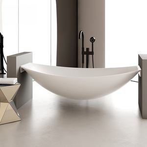 Petite taille <span class=keywords><strong>Mini</strong></span> <span class=keywords><strong>baignoire</strong></span> sur mesure pierre carrée autoportante acrylique pieds de griffe <span class=keywords><strong>baignoire</strong></span> ensemble de <span class=keywords><strong>douche</strong></span> - Product Image 6