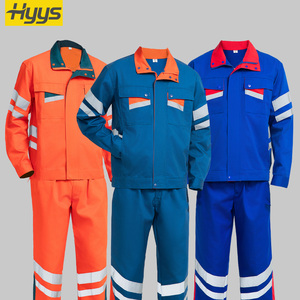 Top Quality Industry Safety Work Clothing Overalls with Reflective Construction Wear Resistant Work Wear Uniforms - Product Image 1