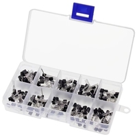 Kit de transistors 200 pièces BC327 337 2N2222 2N2907 2N3904 2N3906 S8050 S8550 A1015 C1815 PNP/NPN, ensemble de 10 valeurs de transistors TO-92