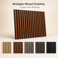 Panneau acoustique absorbant le son en MDF écologique, forme personnalisée, panneau de réduction du bruit pour la décoration murale intérieure des halls d'hôtel
