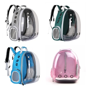 Nouveau Style multicolore pour animaux de compagnie porte sac pour animaux de compagnie Transparent de haute qualité <span class=keywords><strong>voyage</strong></span> espace Capsule <span class=keywords><strong>chat</strong></span> sac respirant grande capacité sac à dos - Product Image 5