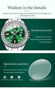 9945 esplosiva 50 pezzi orologio con logo personalizzato <span class=keywords><strong>da</strong></span> <span class=keywords><strong>donna</strong></span> <span class=keywords><strong>di</strong></span> moda verde rotonda <span class=keywords><strong>di</strong></span> marca <span class=keywords><strong>di</strong></span> lusso in acciaio inossidabile orologio Casual orologio <span class=keywords><strong>da</strong></span> <span class=keywords><strong>donna</strong></span> - Product Image 4