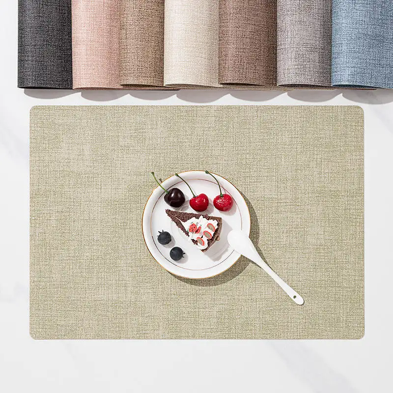 Yer paspaslar masa koşucu ve placemat set özel jüt placemat yıkanabilir keten boho masa placemats tabaklar için