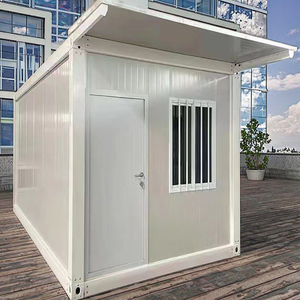 Maison mobile 20 pieds, appartement démontable à deux étages, maison conteneur en acier préfabriquée, maison modulaire, villa, hôtel - Product Image 2