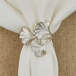 Rond de serviette fait à la main en métal nickelé parfait pour la vaisselle élégante et la décoration moderne - Product Image 5
