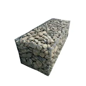 中国石笼供应商价格3.05毫米2x1x1m 8 * 10厘米六角形石笼网/3x1x0.5m石笼篮子尺寸/石笼丝网
