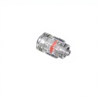 Vanne anti-retour mâle Luer Lock 1200 PSI en PC, connecteur haute pression pour la manutention de fluides industriels