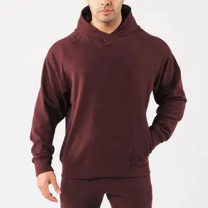Knitted sports custom hoodie no string for men made in China