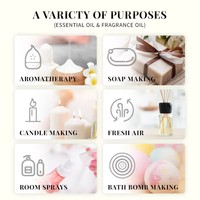 100% Minyak Esensial Murni Cold Pressed dengan Aroma Lemon Buah & Bunga untuk Pijat Tubuh dan Semua Jenis Kulit