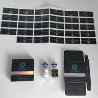 Vente flash - Étiquettes autocollantes en vinyle imperméable, rouleau d'autocollants pour logo, impression de motifs de produits, autocollants pour flacons de peptides de 3 ml et 10 ml