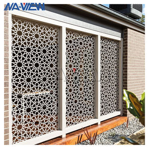 Os painéis de alumínio cinzelados decorativos de Mashrabiya com telas exteriores do metal do corte do laser para o hotel que constrói a cortina paredes - Product Image 1