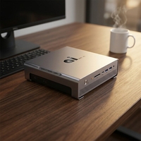 Mini PC FEVM FAEX9 Ocukink con Procesador AMD Radeon 8060S Ai MAX+ 395, 16 Núcleos, 32 Subprocesos, LPDDR5, SSD de 128 GB, Windows 11, Nuevo para Juegos