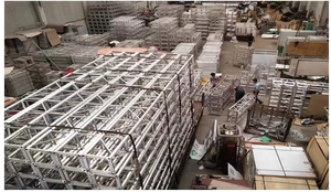 Nhà sản xuất Spigot giàn ánh sáng sân khấu hiển thị gấp loa màu đen kim loại nhôm dòng mảng DJ ánh sáng sân khấu Giàn - Product Image 6