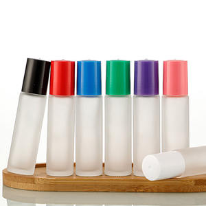 Botella de Roll-on de Aceite Esencial Recargable de 10 ml, Transparente y Esmerilada, con Logotipo Personalizado, para <span class=keywords><strong>el</strong></span> Cuidado de la Piel, Suero y Uso Cosmético - Product Image 3