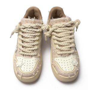 Zapatillas Deportivas de Malla Transpirable con Cordones, Estilo Casual Versátil para Parejas, Ideales para Skateboarding, Tendencia de Primavera - Product Image 2