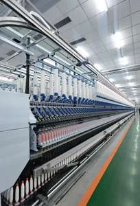 30/1 バージンポリエステルリングスパンヤーン原白（ニット用） - Product Image 6