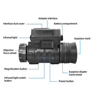 Pour Gen3 NVG50, vision nocturne tactique, champ de vision 45 degrés, longue portée, infrarouge, monoculaire numérique, 4x optique, HY2314-40, Arcool Gen3 FOV45 D - Product Image 3