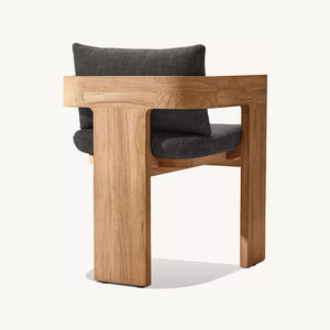 Ensemble de salle à manger d'extérieur en <span class=keywords><strong>teck</strong></span> massif pour jardin, cour, villa, hôtel et terrasse - Product Image 4