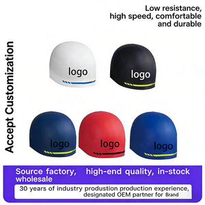 Gorros de Natación de Silicona Suave Premium 3D con Diseño de Cúpula para Entrenamiento <span class=keywords><strong>Profesional</strong></span>, Competición y Reducción de Arrastre - Product Image 4
