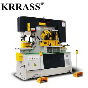 Multi-function punch and shear machine Angle ironworker machine iron and Angle channel punching and shearing machine