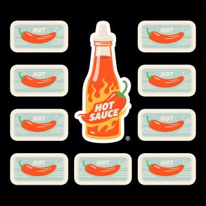 Custom Self Adhesive Package <b>Labels</b> Roll Printed Stickers Waterproof Juice Bottle Food Safety <b>Label</b> for Food Packaging - Product Image 4