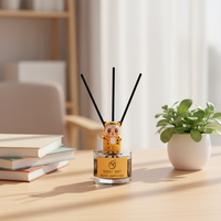 Ensemble diffuseur de parfum en forme de tigre mignon de dessin animé |   Désodorisant d'air pour la maison et le bureau sans BPA, sans alcool, 100 ml, parfum longue durée, salle de bain, chambre à coucher