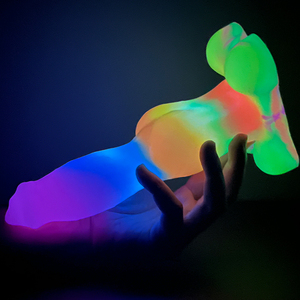 FAAK - Dildo Monstruo Luminoso de 9 Pulgadas YOCY-284, Brilla en la Oscuridad, para Mujeres, con Ventosa, Suave y Luminiscente - Product Image 4