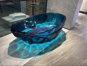 Bán Buôn trong suốt Tùy chỉnh màu bồn tắm freestanding lưu vực trên sân khấu rửa lưu vực cho ngôi nhà khách sạn Salon - Product Image 2