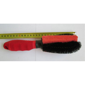 <b>Wheel</b> <b>Brush</b> 26Cm Black And Yellow Dual Side For Car Tire Cleaning Detailing Tools - Product Image 4