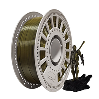 Filament PLA Soie Bicolore OEM ODM 1,75 mm 1 kg, pour Imprimante 3D, Double Teinte, Lisse et Brillant, Sans Filamentisation, Haute Précision, Vente en Gros