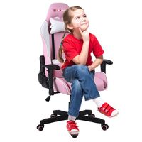 Chaise de jeu personnalisée Cute Girl Pink Chair moderne ergonomique extrême pivotante Silla Gamer Chair Racing en cuir synthétique