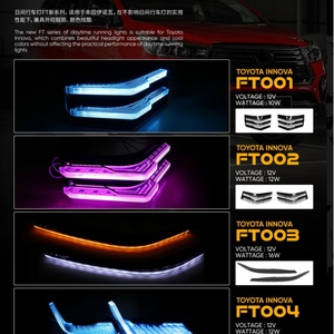 Feux arrière automobiles multifonctions avec feux de jour à LED, clignotants et assistance au recul pour Toyota Innova - Product Image 6