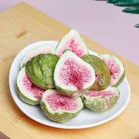 Gesneden gevriesdroogde vijgen, zoete smaak, geconserveerd, gezonde snack, natuurlijke stijl, vacuüm verpakt, bulk groothandel gedroogd fruit