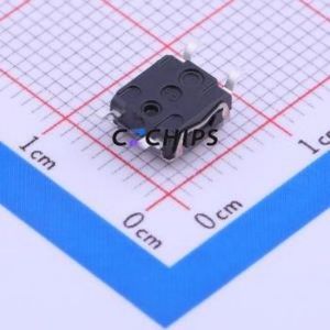 KSC201GLFS Tactile Switch SMD-4P,6.2x6.2mm Switch Single Pole Single Throw Round Button 1.6N Vertical Mount - Product Image 2